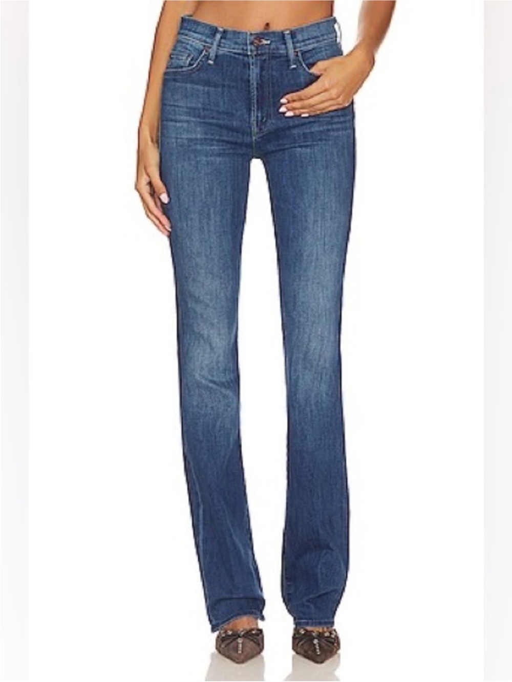 MOTHER Jeans The Insider Heel in One Trick Pony